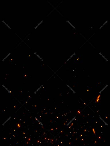 Subtle Floating Sparks On Black Orange Ember Glow Background Texture
