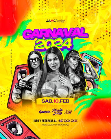 Modelo de Flyer Carnaval PSD