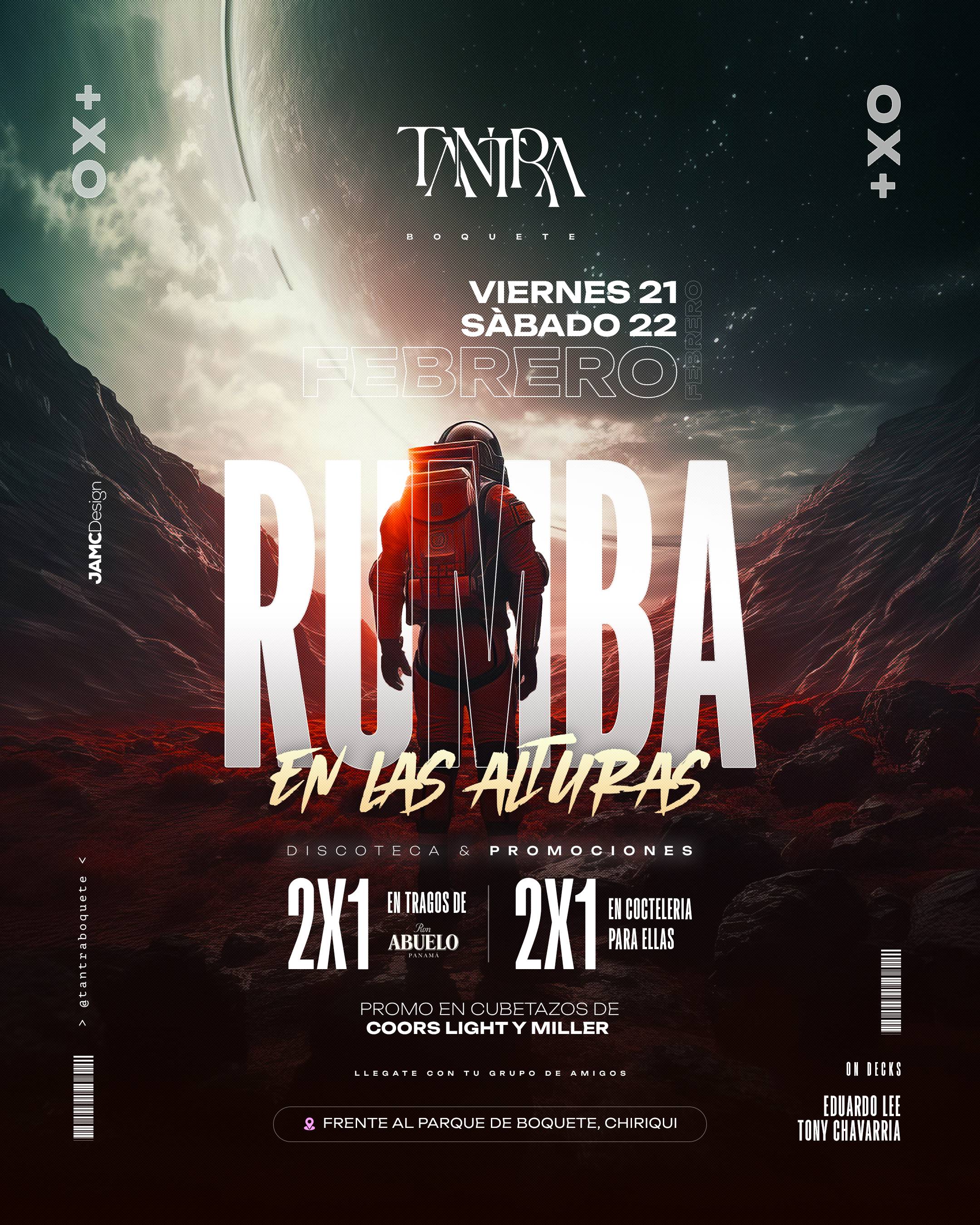 Rumba En Las Alturas Flyer Template PSD