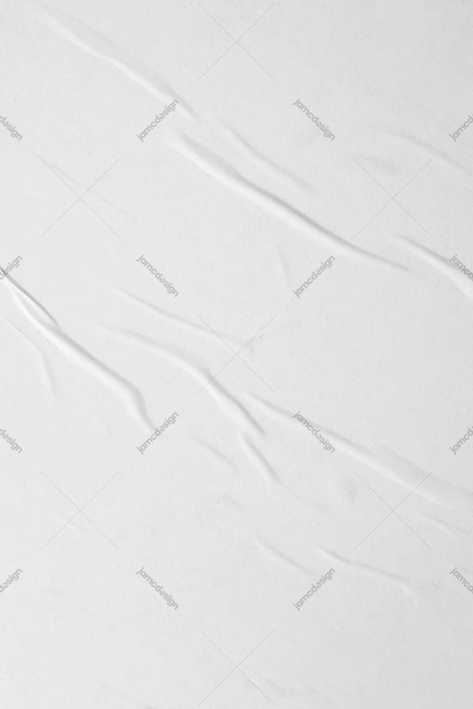 White Fabric Wrinkle Texture Background
