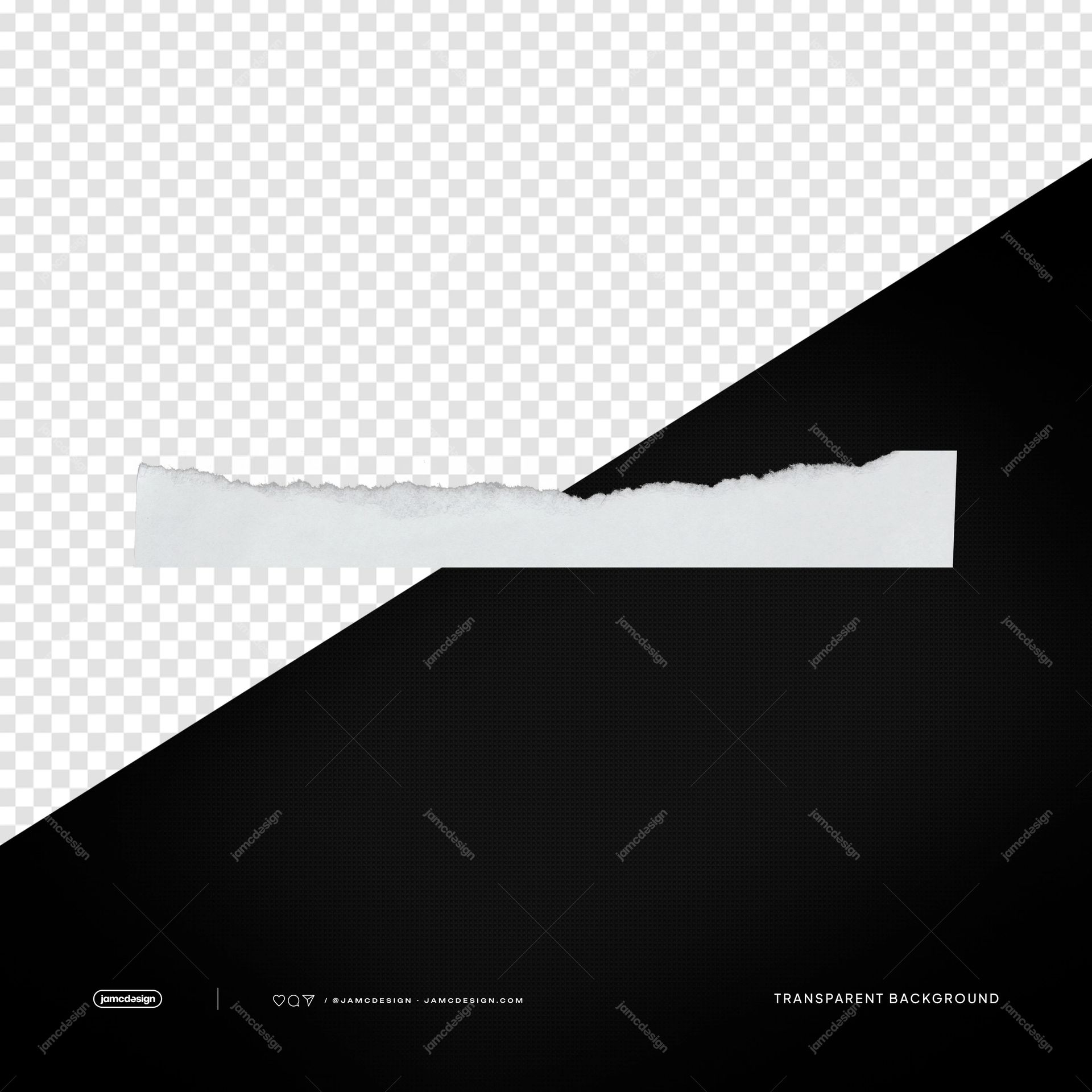 White Thin Torn Paper Strip Ragged Edge Accent PNG Transparent. White torn paper strip supplied as a PNG transparent object