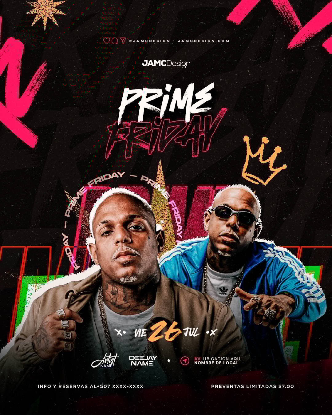 Prime Friday Flyer Template PSD 