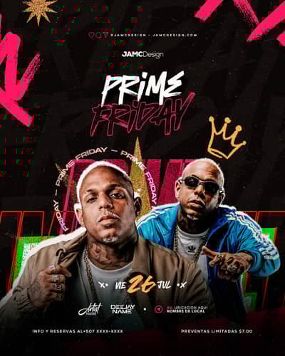 Prime Friday Flyer Template PSD 