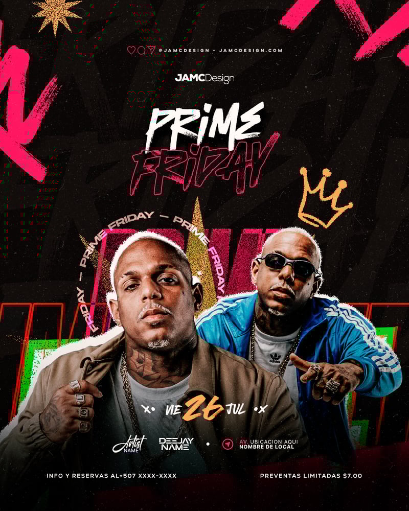 Prime Friday Flyer Template PSD 