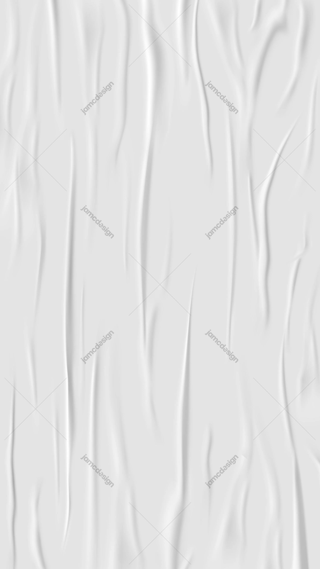 Soft White Wrinkled Paper Texture Background