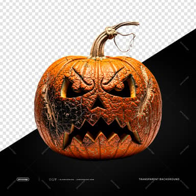Angry Jack O Lantern Horror Pumpkin Transparent Object PNG