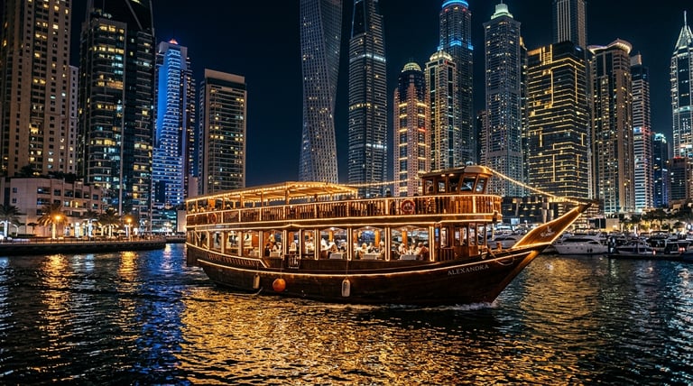 Alexandra Dhow Cruise with Dinner – Dubai Marina