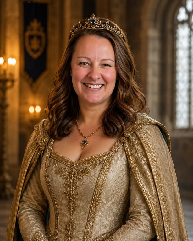 Ashley Burrus — medieval portrait