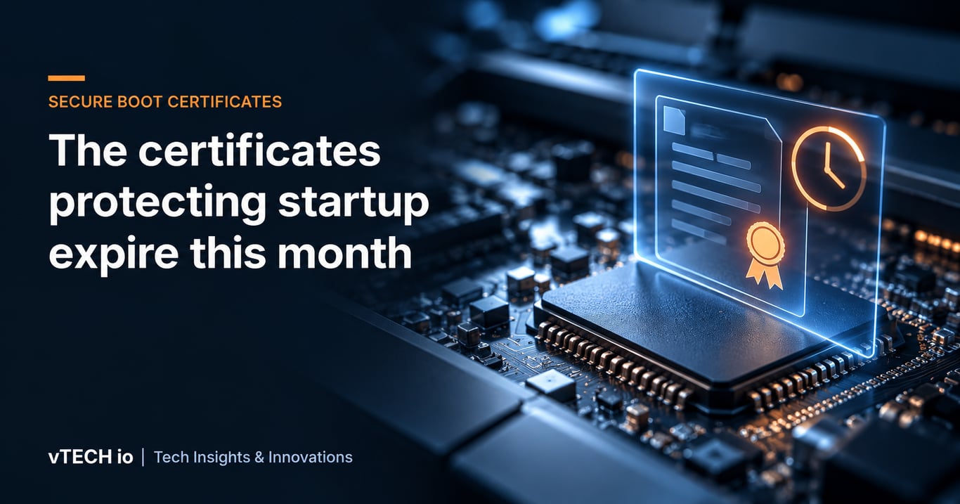 The Certificates That Protect Your PCs at Startup Expire This Month. Here's What to Check.