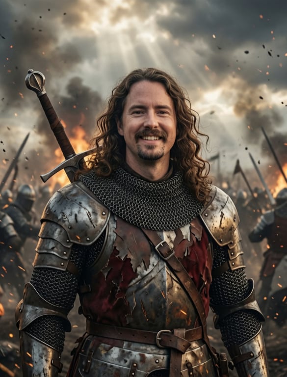DJ Peterson — medieval portrait