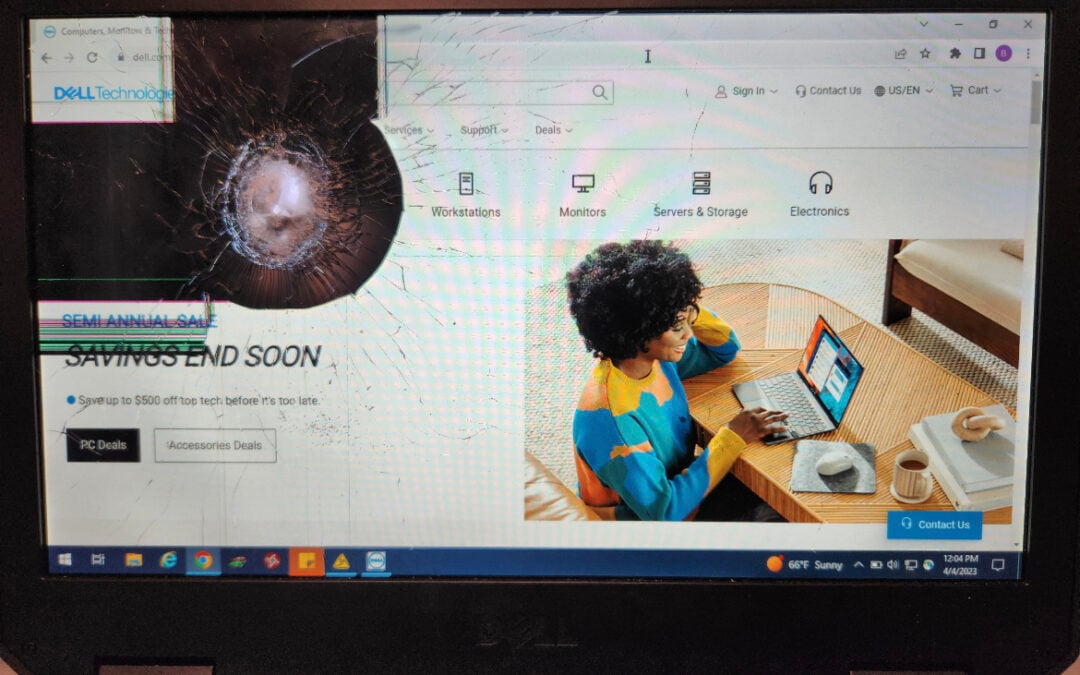 A Dell Rugged that Took a Bullet and Averted Tragedy