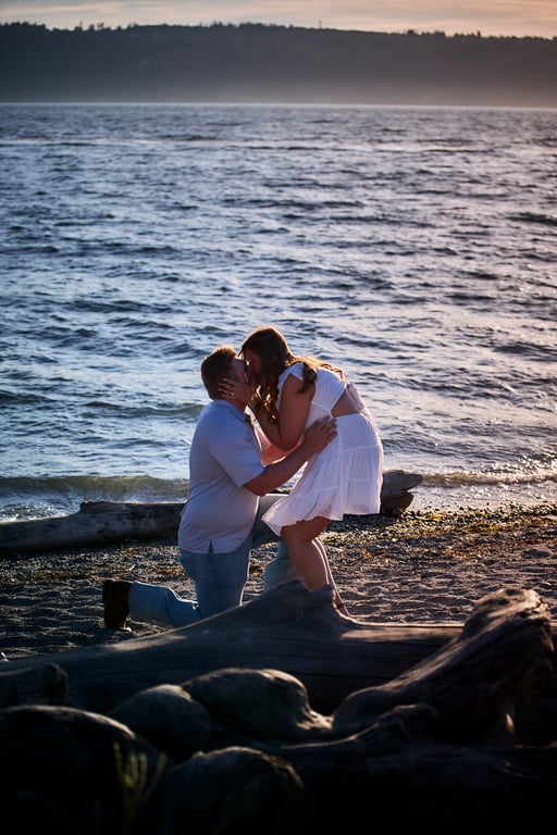 Tender couples embrace along a quiet wooded pathway