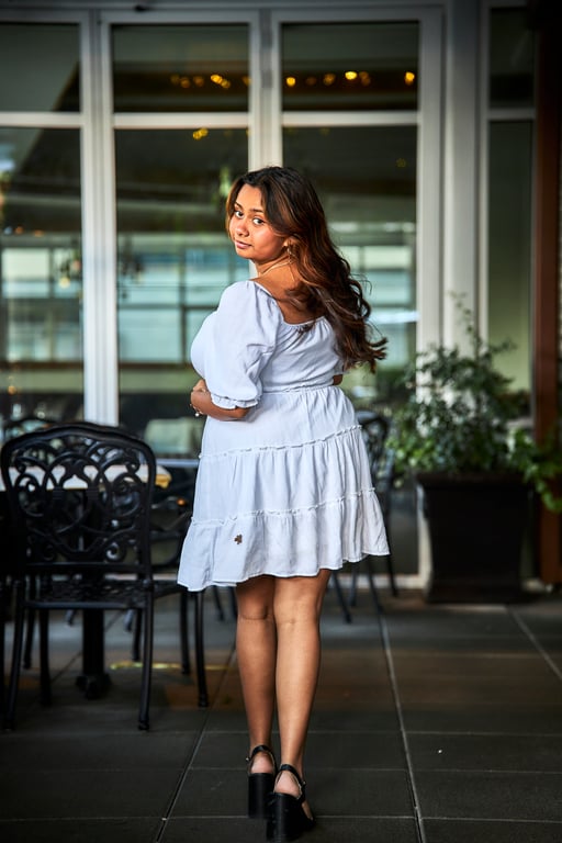 Artistic portrait with soft bokeh and shallow depth of field