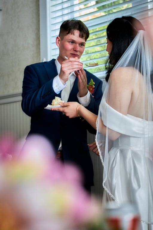 Wedding detail shot featuring ceremony decor and florals