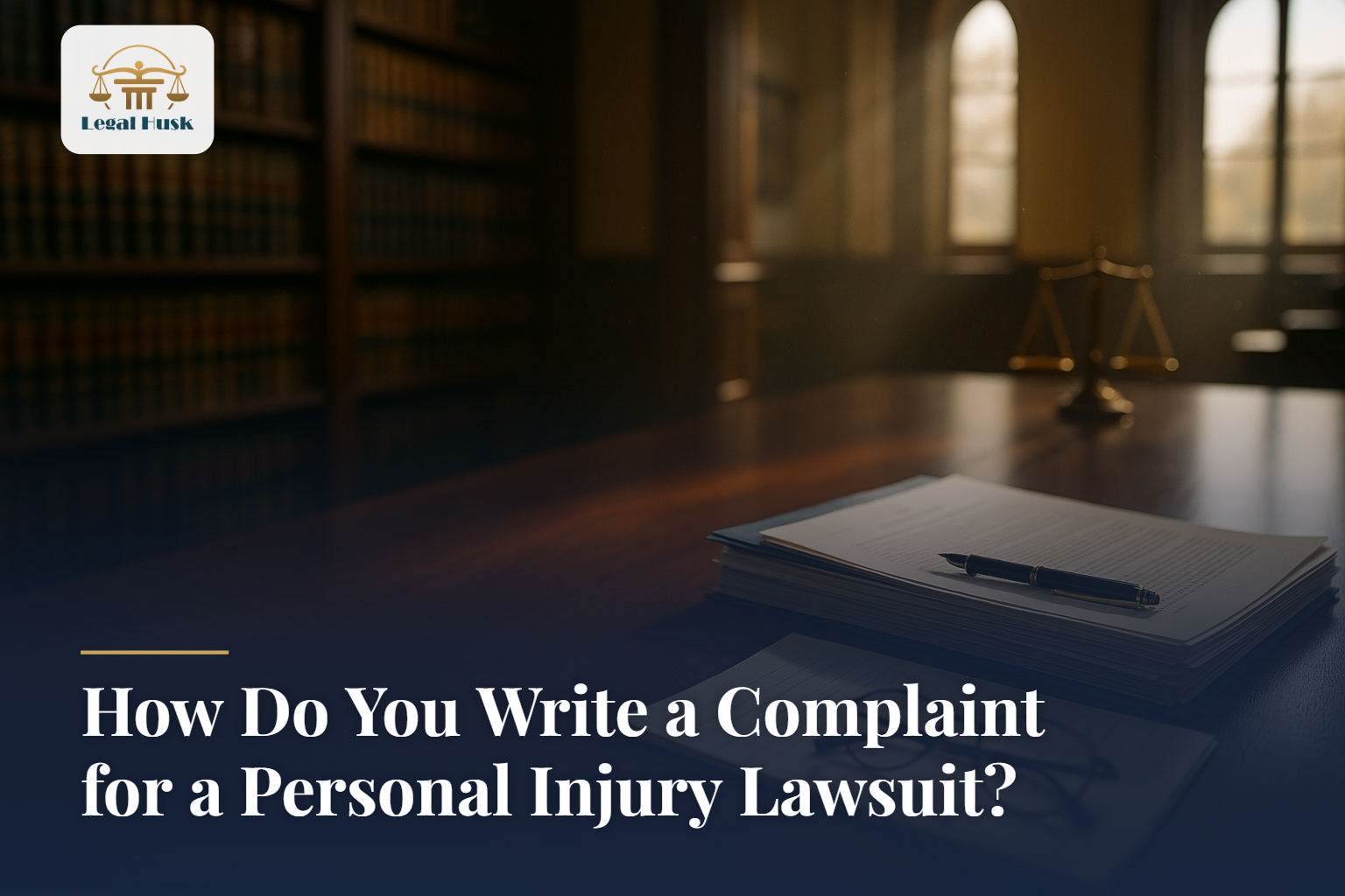 How Do You Write a Complaint for a Personal Injury Lawsuit?