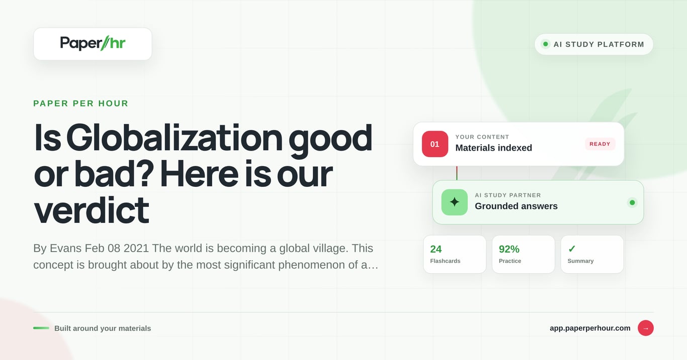 Is Globalization good or bad? Here is our verdict