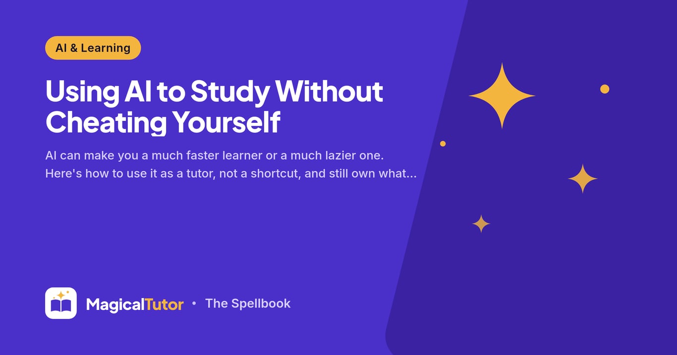 Using AI to Study Without Cheating Yourself