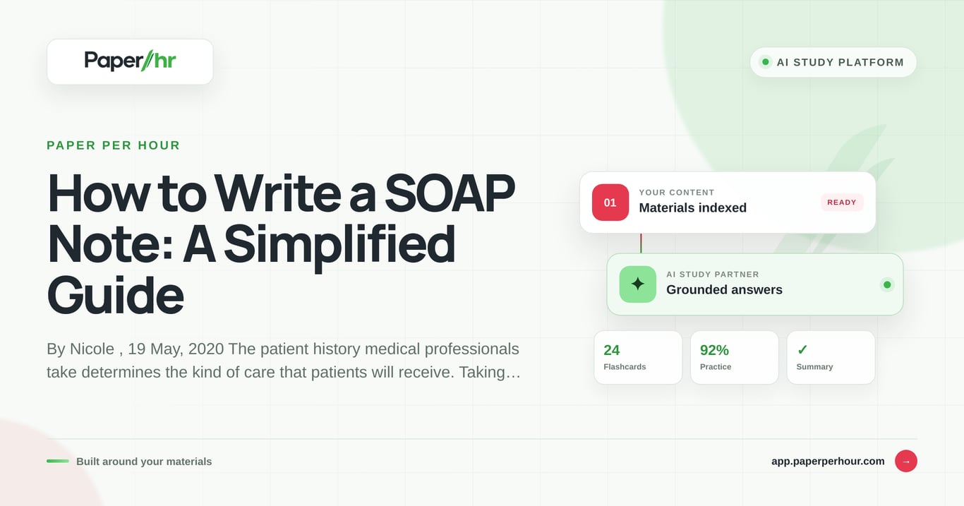 How to Write a SOAP Note: A Simplified Guide