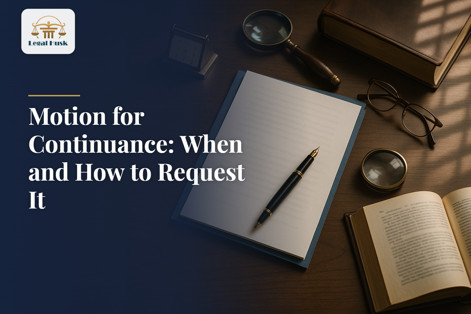Motion for Continuance: When and How to Request It