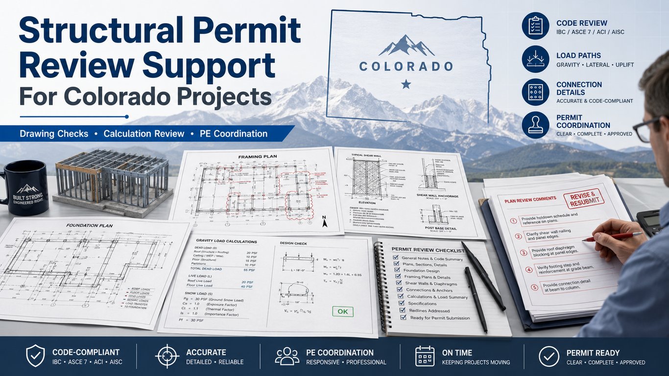 Structural Permit Review Support For Colorado Projects