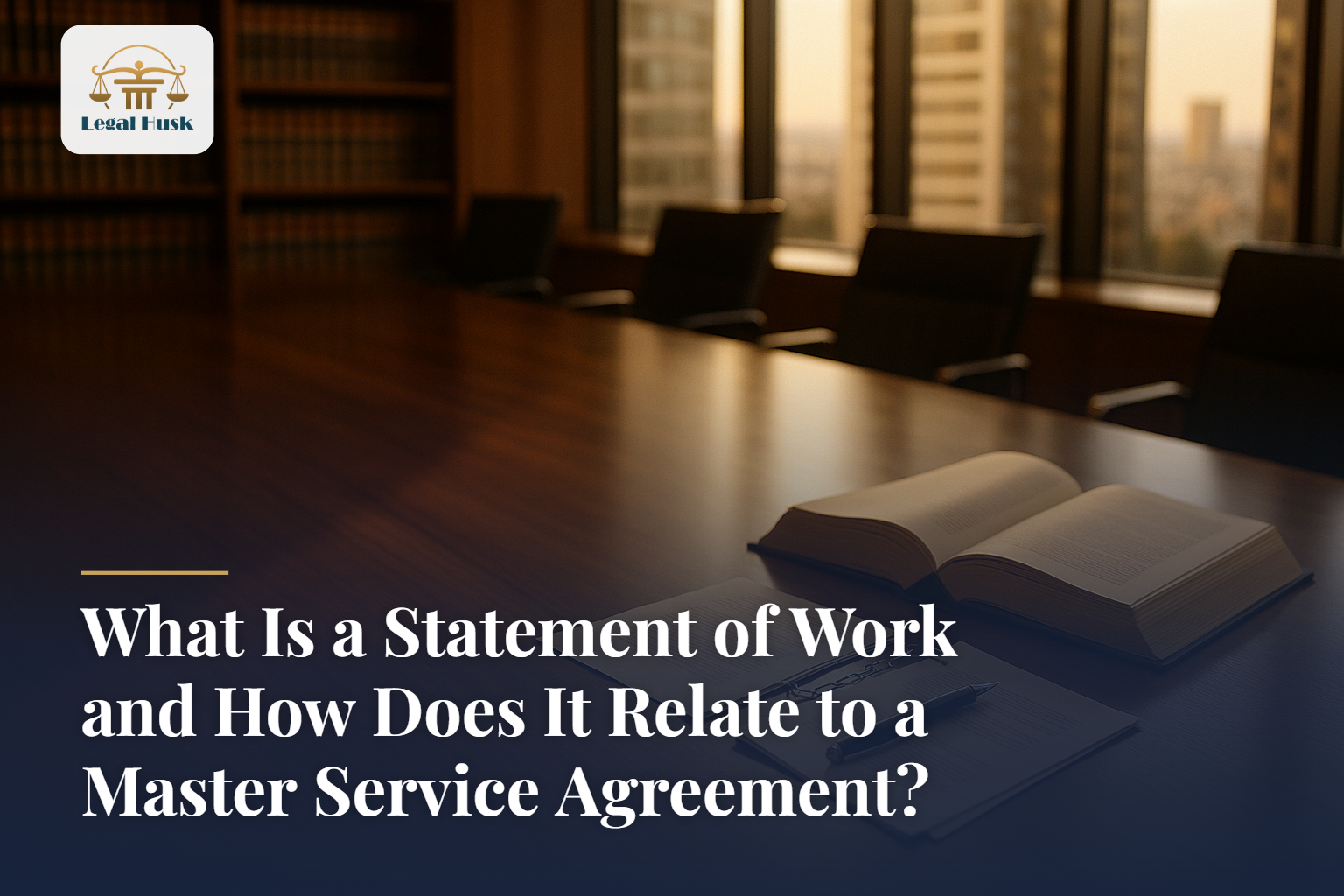 What Is a Statement of Work and How Does It Relate to a Master Service Agreement?