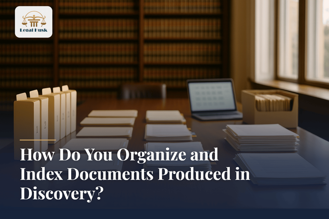How Do You Organize and Index Documents Produced in Discovery?