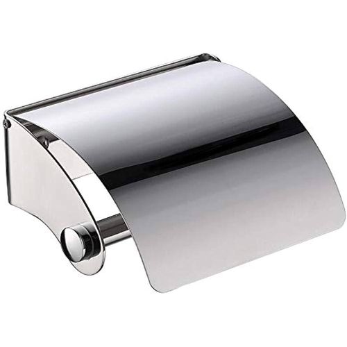 Chrome Toilet Tissue Holder with Cover
