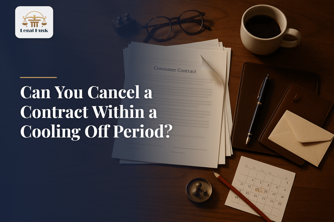 Can You Cancel a Contract Within a Cooling Off Period?