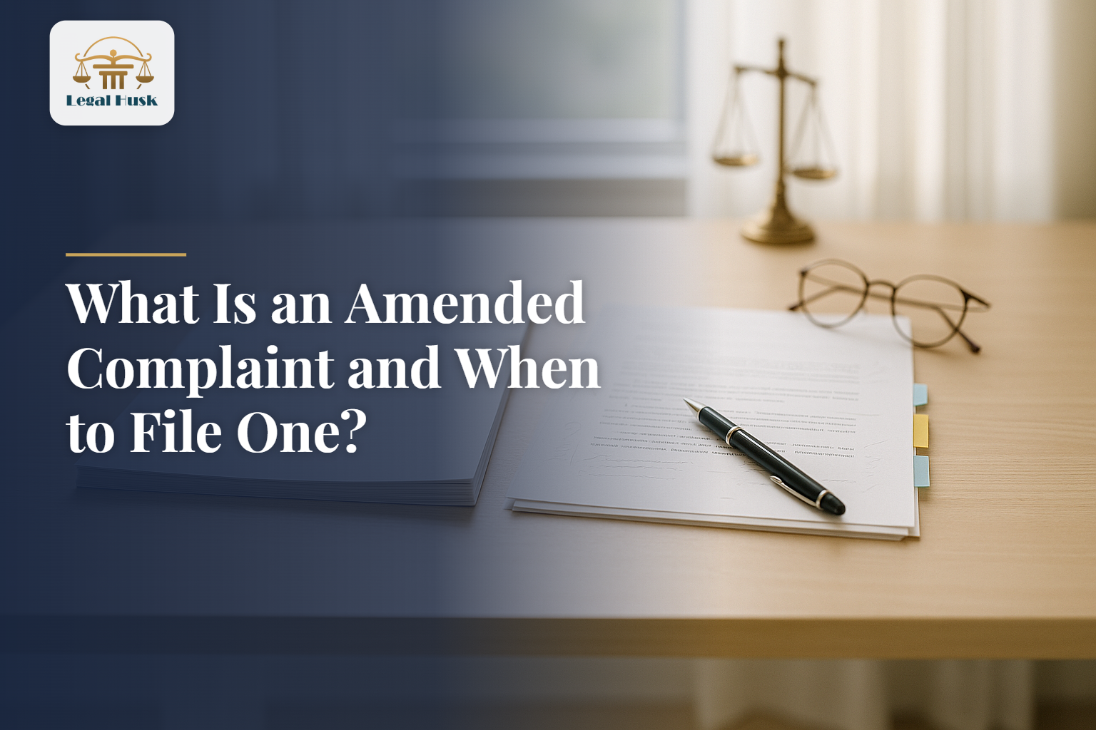 What Is an Amended Complaint and When to File One?