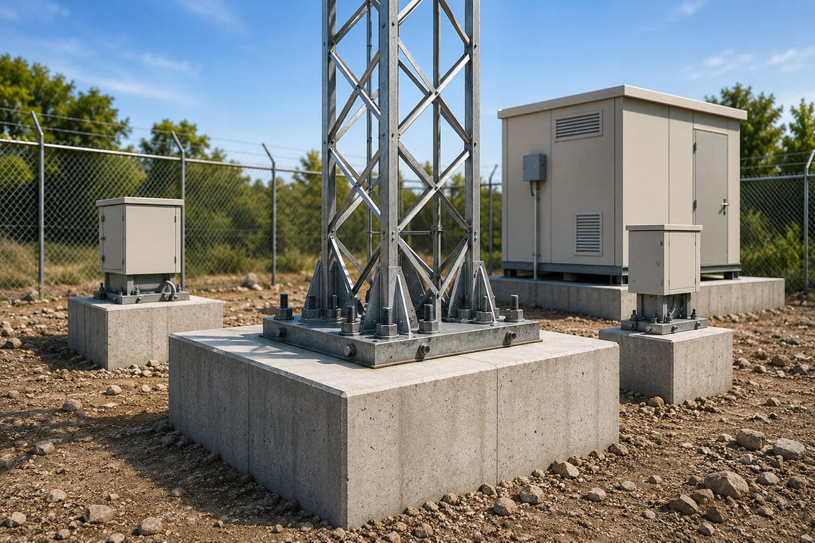 Foundation Design Review For Steel Masts And Equipment Shelters