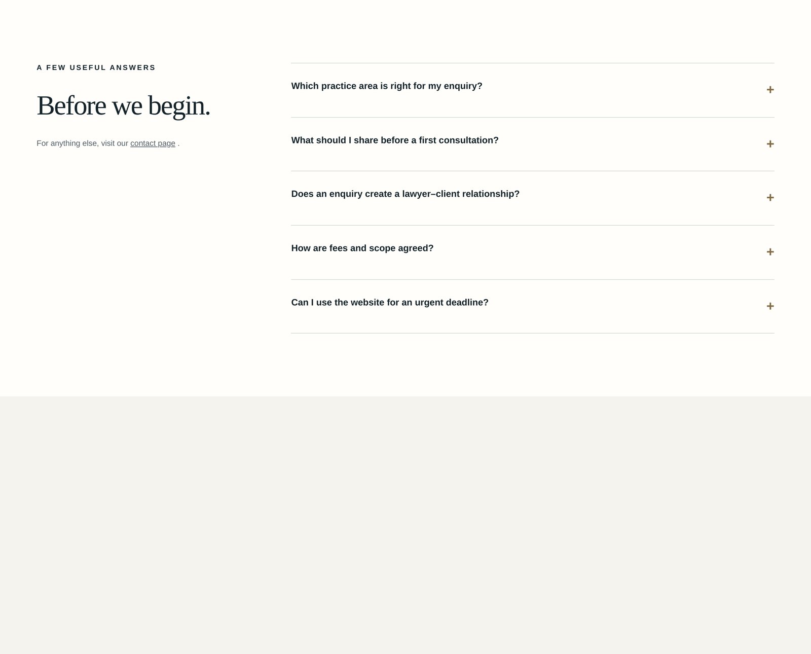 MK · Consultation FAQ component