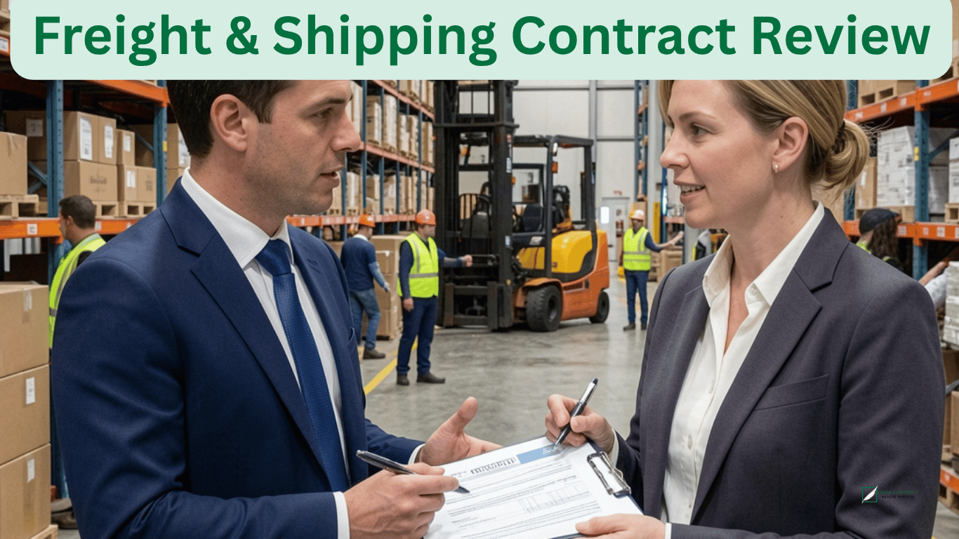 Freight & Shipping Contract Review