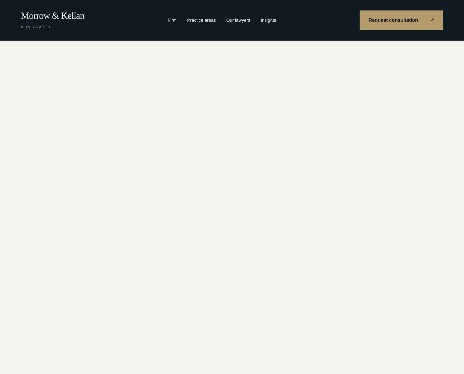 MK · Responsive navigation component