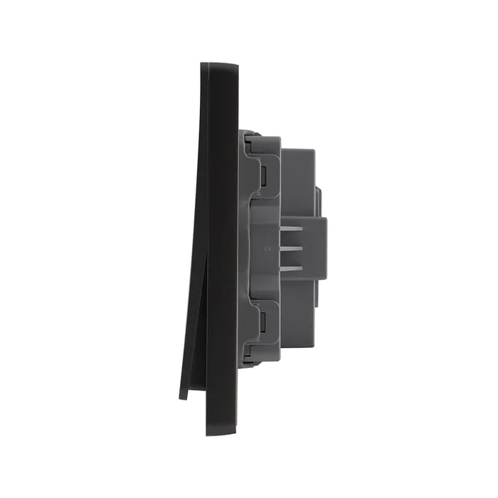 Tronic 1-Gang Light Switch (Black)