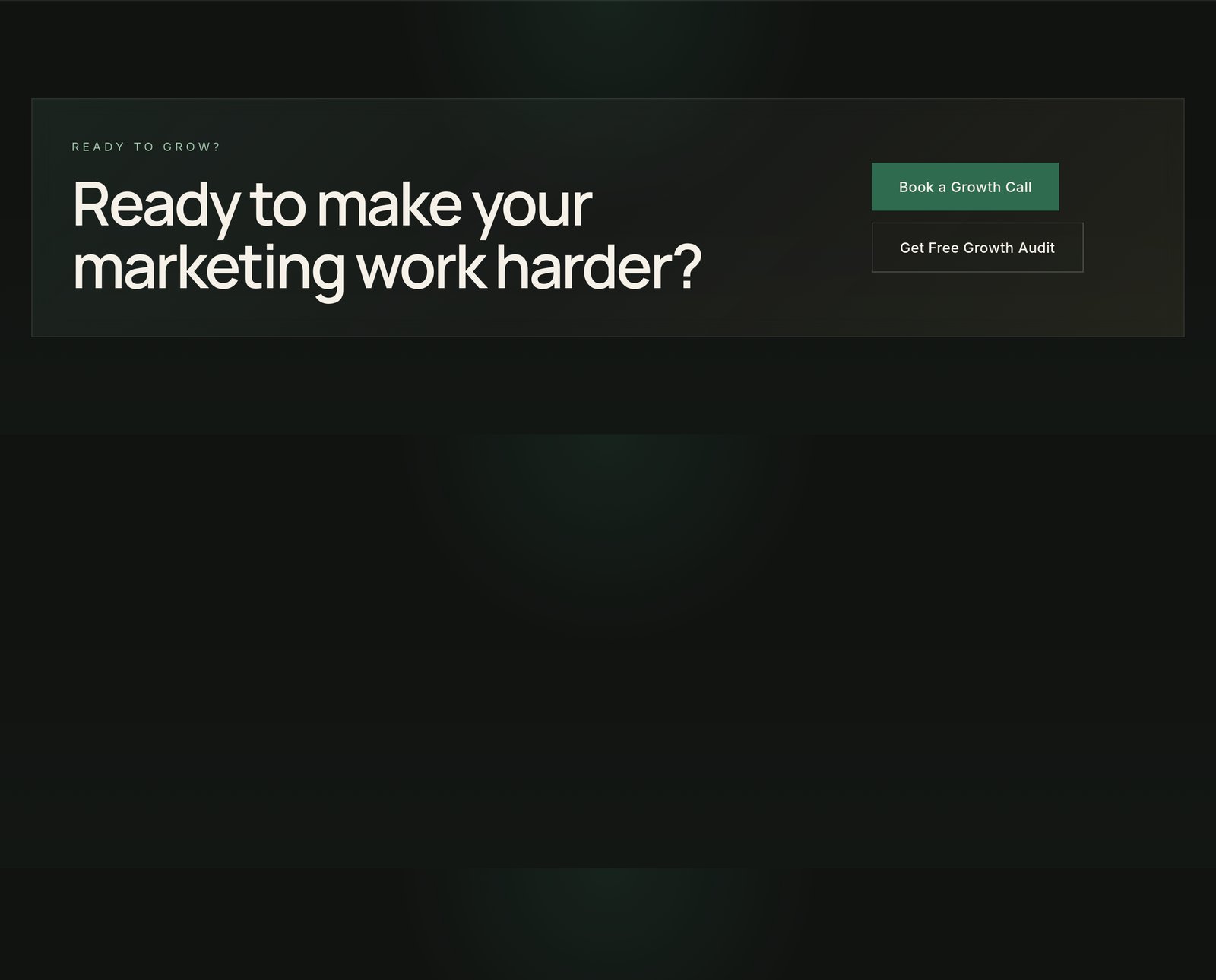 CTA Banner component