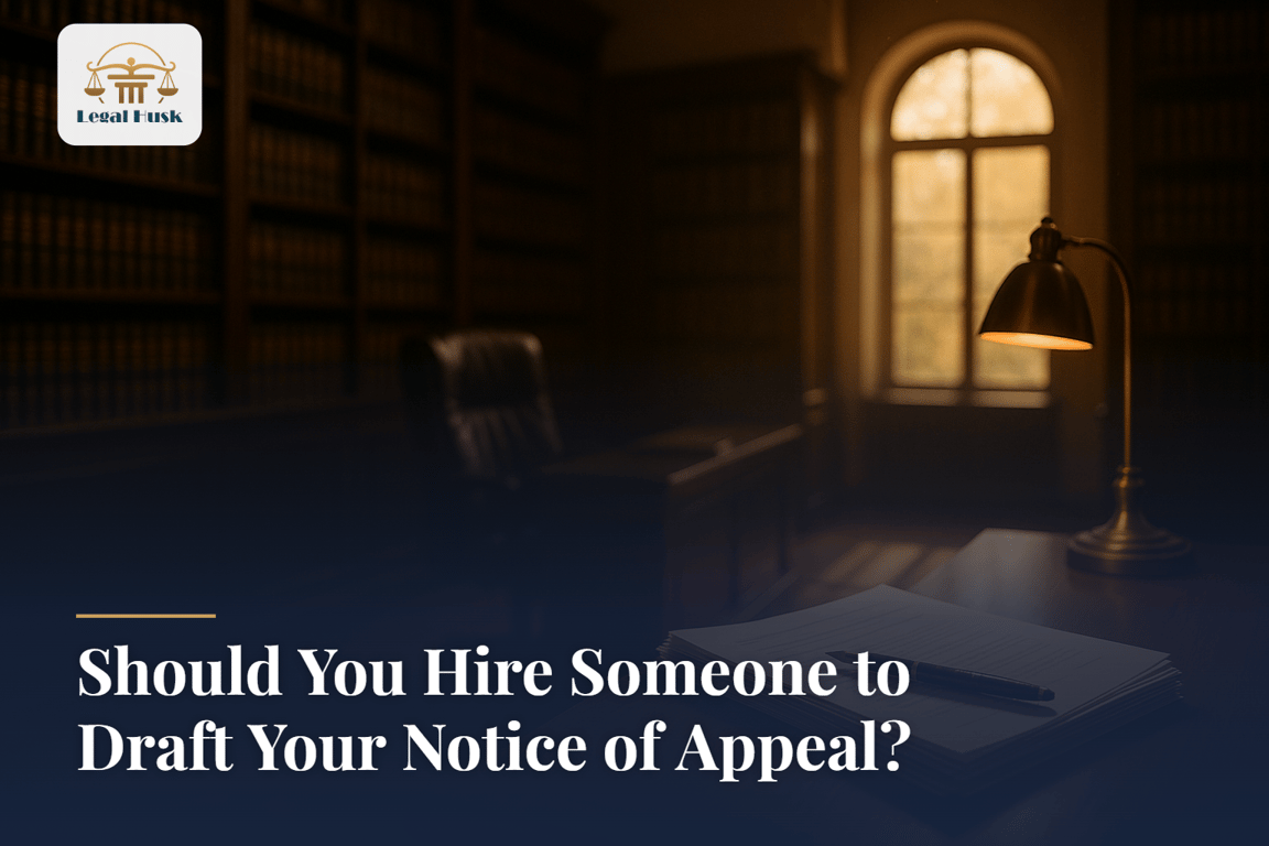 Should You Hire Someone to Draft Your Notice of Appeal?