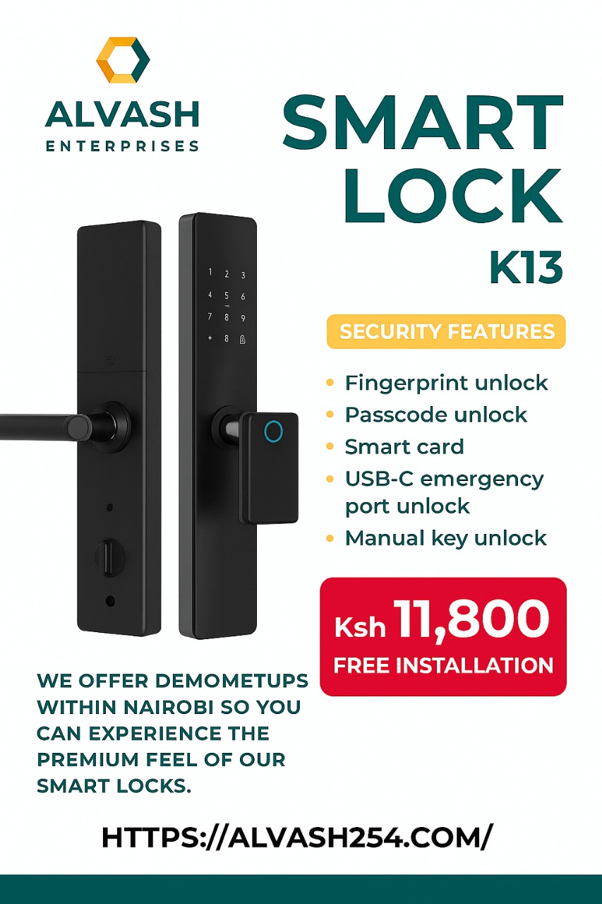 Z13 Smart Lock – Glossy Finish, Effortless Elegance