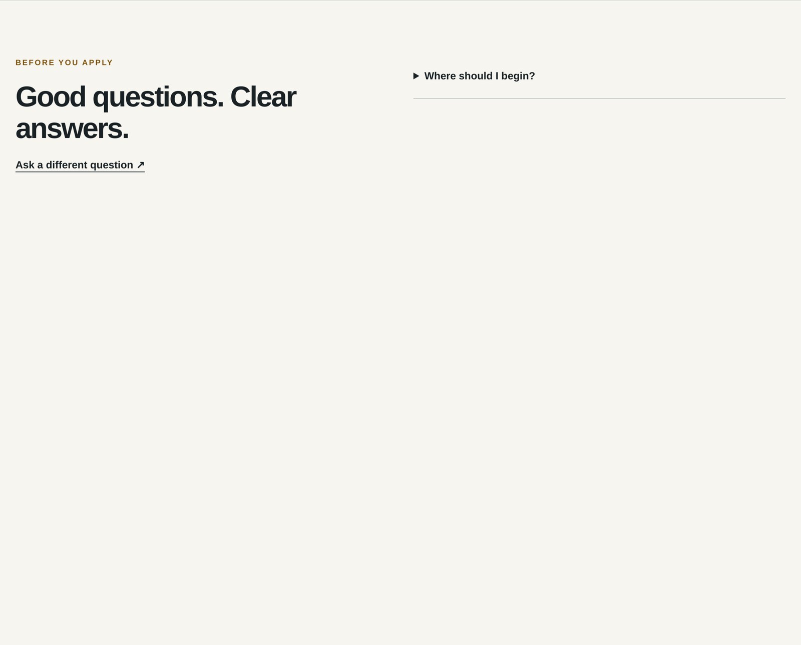 Forge FAQ component
