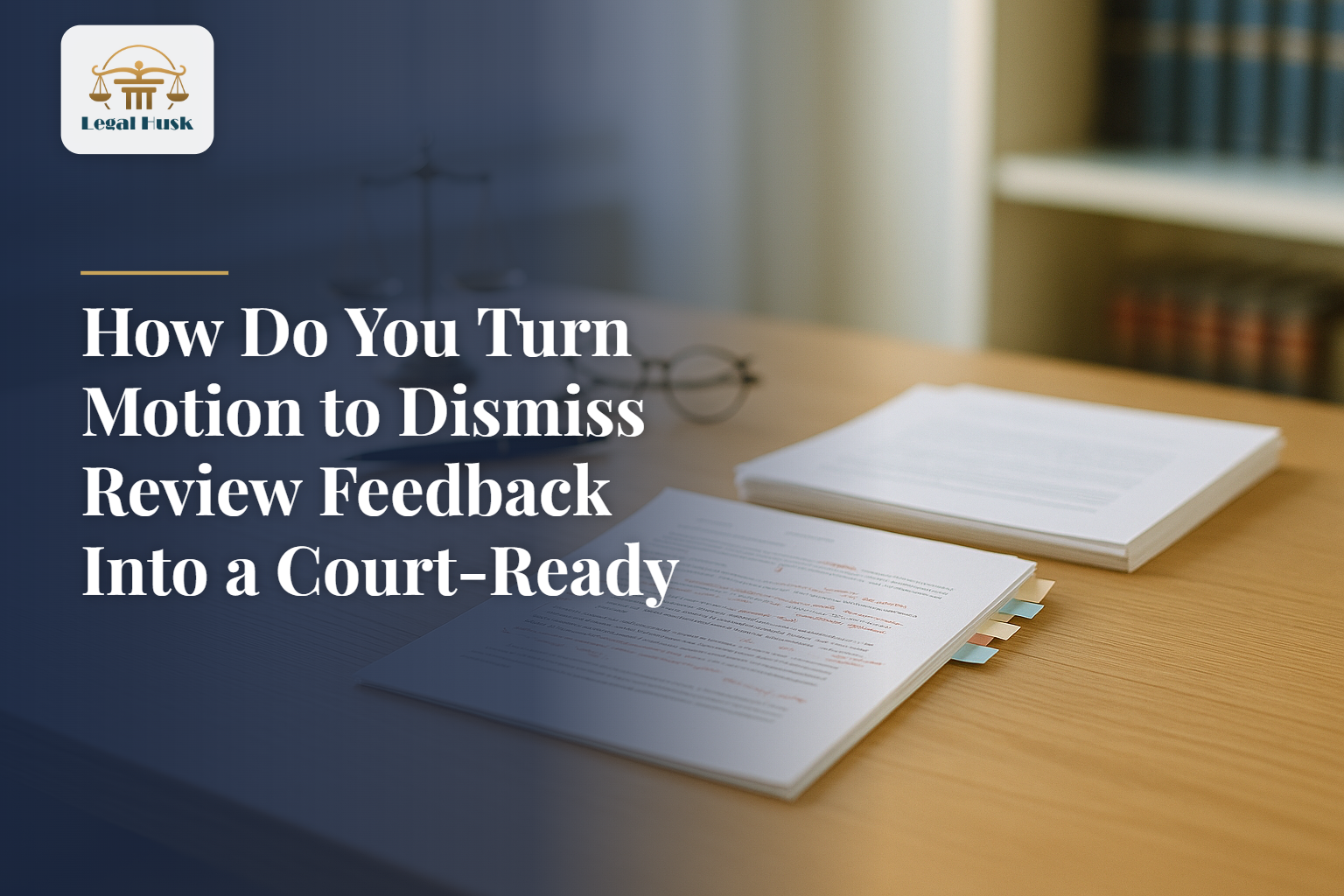 How Do You Turn Motion to Dismiss Review Feedback Into a Court-Ready Filing?