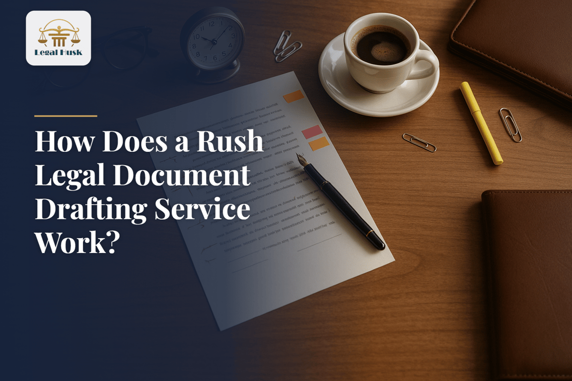 How Does a Rush Legal Document Drafting Service Work?
