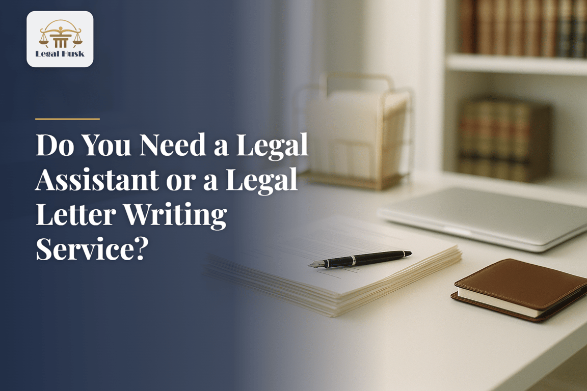 Do You Need a Legal Assistant or a Legal Letter Writing Service?