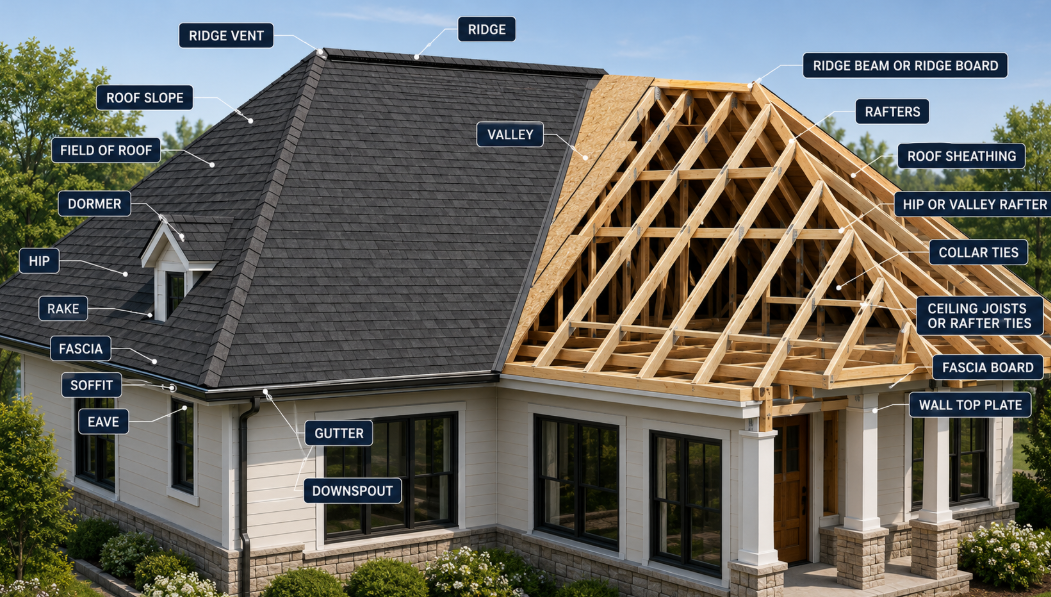 Roof Plan And Framing Plans For Permit Approval