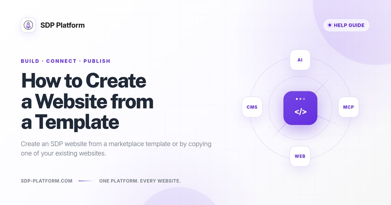 How to Create a Website from a Template