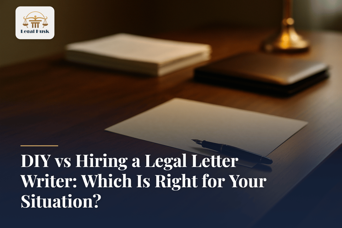 DIY vs Hiring a Legal Letter Writer: Which Is Right for Your Situation?