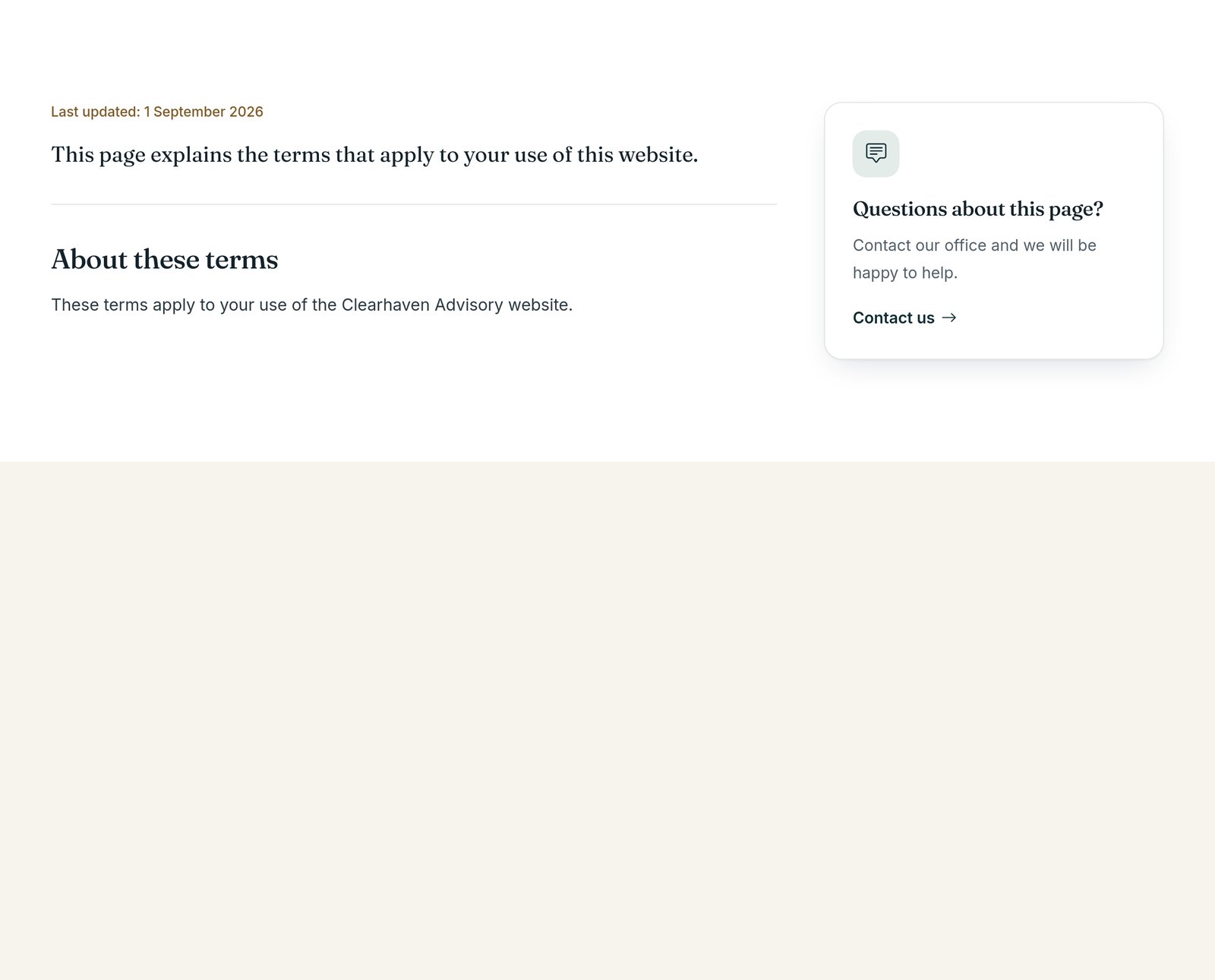 Rich Text Content component