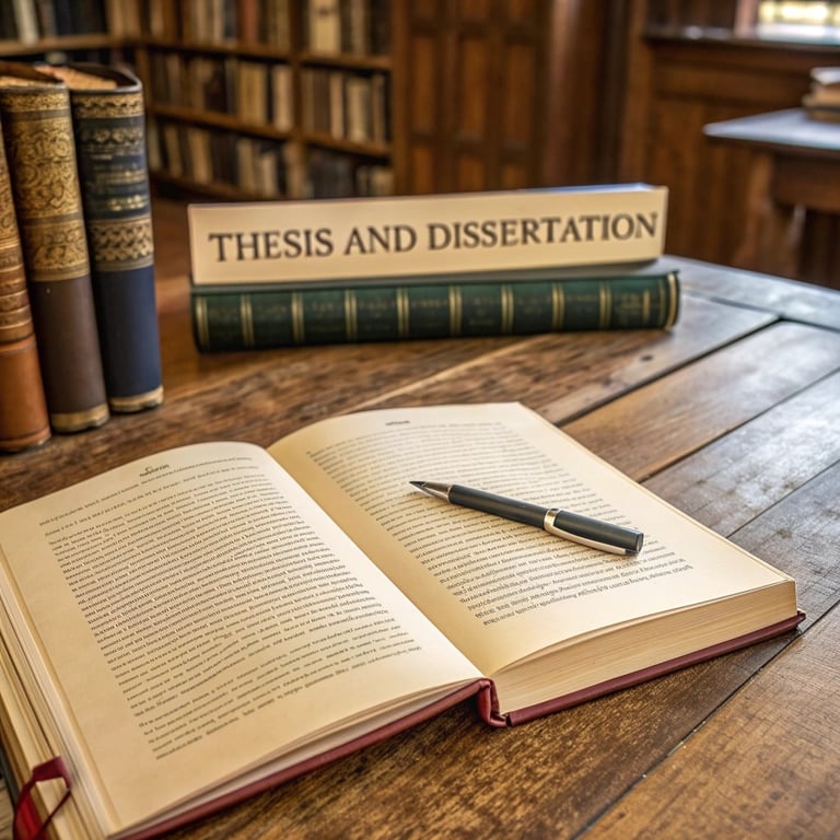Thesis & Dissertation Writing