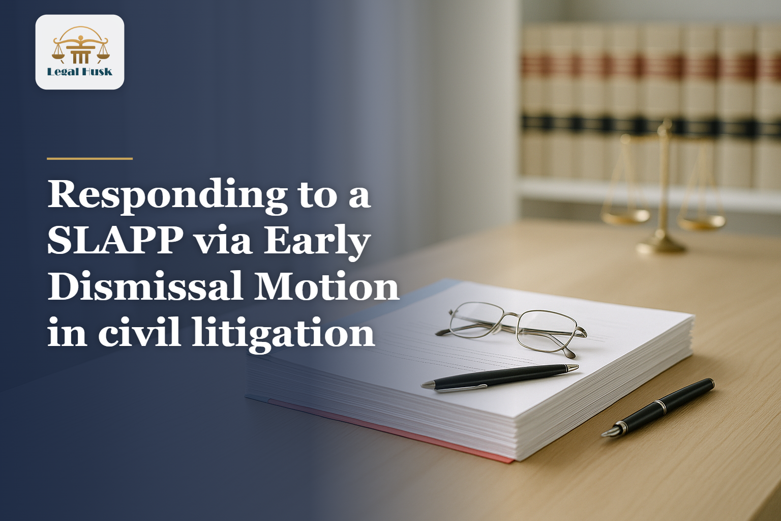 Responding to a SLAPP via Early Dismissal Motion in civil litigation