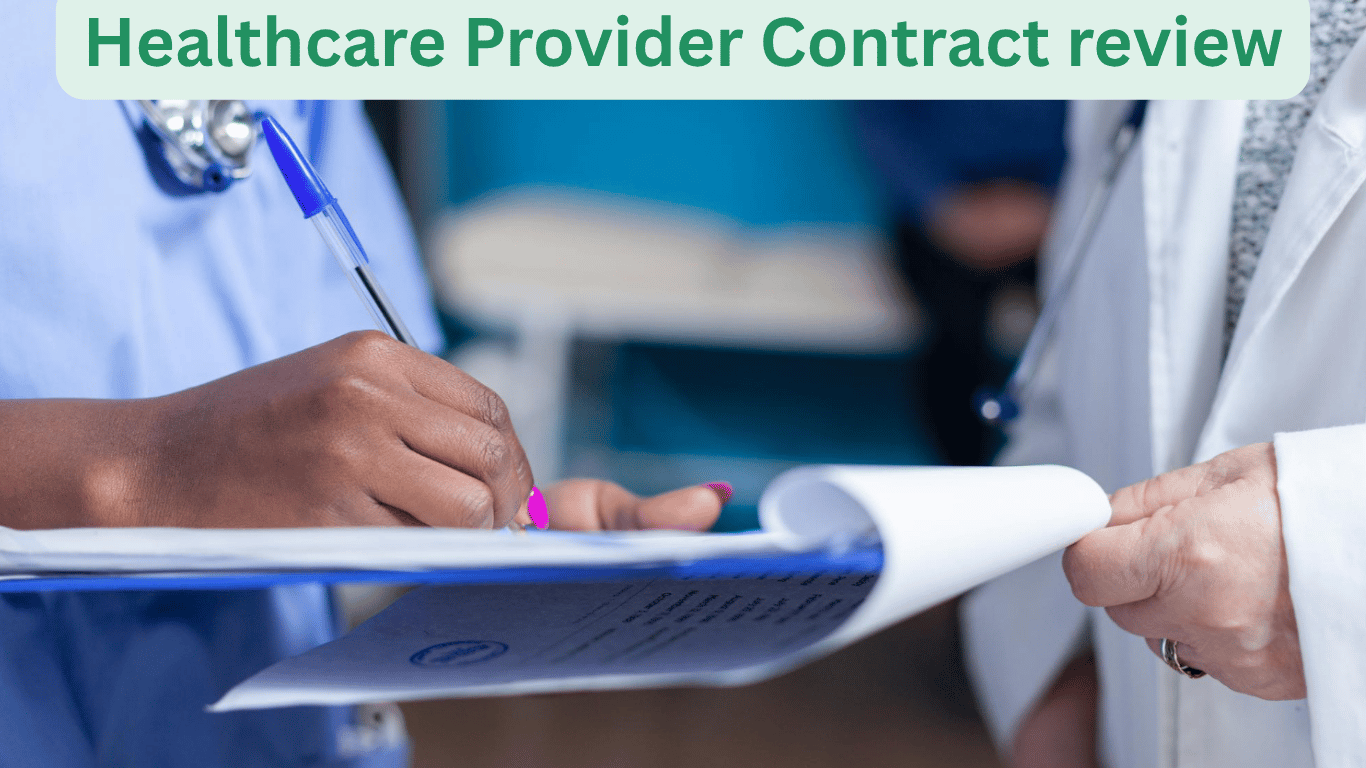 Healthcare Provider Contract Review