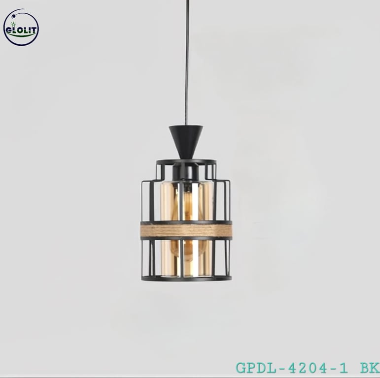 GPDL-1419-3 BK Triple Pendant Light