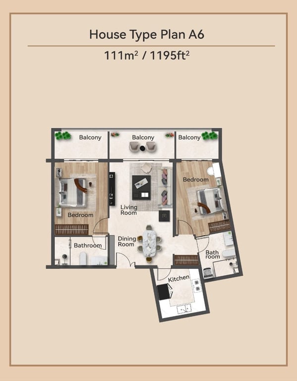 OFFPLAN ONE AND TWO BEDROOM APARTMENTS FOR SALE
